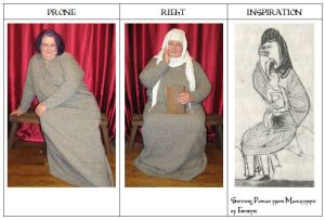 Triptych Sitting Female